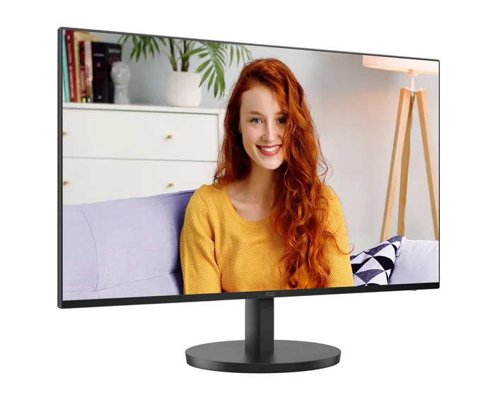 AOC Monitor 27" 27B3CA2, Full HD 1920x1080 IPS, 100Hz, 1ms MPRT, Altavoces, USB-C, HDMI, Negro