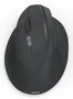 Hama EWM-500L Ratón Inalámbrico Ergonómico Vertical para Zurdos, 1800 DPI Ajustable, 7 Botones, Conexión RF 2.4 GHz, Color Negro