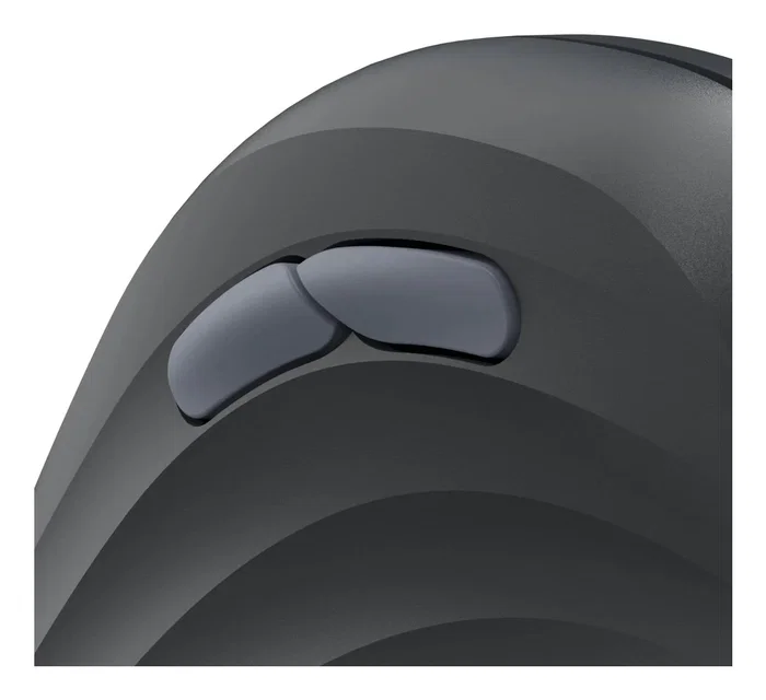 Hama EWM-500L Ratón Inalámbrico Ergonómico Vertical para Zurdos, 1800 DPI Ajustable, 7 Botones, Conexión RF 2.4 GHz, Color Negro