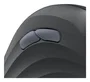 Hama EWM-500L Ratón Inalámbrico Ergonómico Vertical para Zurdos, 1800 DPI Ajustable, 7 Botones, Conexión RF 2.4 GHz, Color Negro