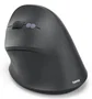 Hama EWM-500L Ratón Inalámbrico Ergonómico Vertical para Zurdos, 1800 DPI Ajustable, 7 Botones, Conexión RF 2.4 GHz, Color Negro