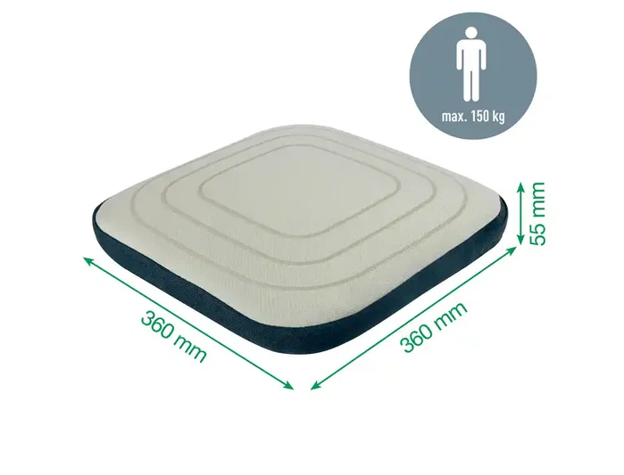 LEITZ Cojín Ergonómico Active Wobble con Funda Gris