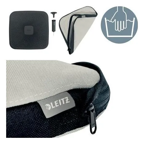 LEITZ Cojín Ergonómico Active Wobble con Funda Gris