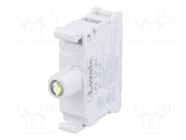 LOVATO ELECTRIC Elemento Iluminador Platinum Blanco 22mm LED