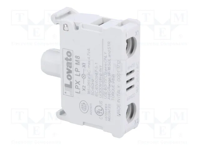 LOVATO ELECTRIC Elemento Iluminador Platinum Blanco 22mm LED