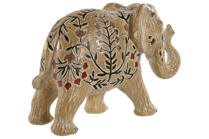 DKD Home Decor Figura de Elefante Multicolor en Resina DKD Home Decor Figura de Elefante Multicolor en Resina