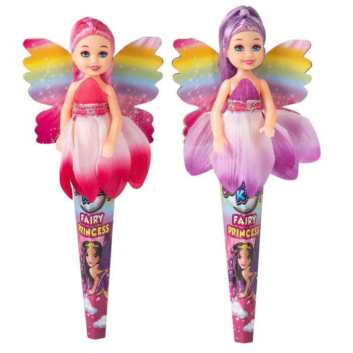 Hti Hada Princesa Exp. 12 Uds Muñecas con forma de hada 4 modelos diferentes Hti Hada Princesa Exp. 12 Uds Muñecas con forma de hada 4 modelos diferentes