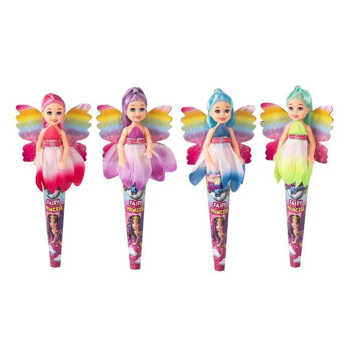 Hti Hada Princesa Exp. 12 Uds Muñecas con forma de hada 4 modelos diferentes Hti Hada Princesa Exp. 12 Uds Muñecas con forma de hada 4 modelos diferentes