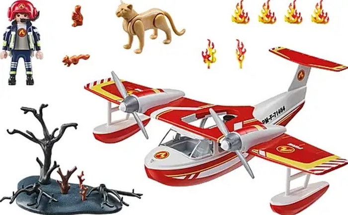 Playmobil Hidroavión de Bomberos Action Heroes 71463