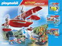 Playmobil Hidroavión de Bomberos Action con Figuras y Accesorios Incluidos