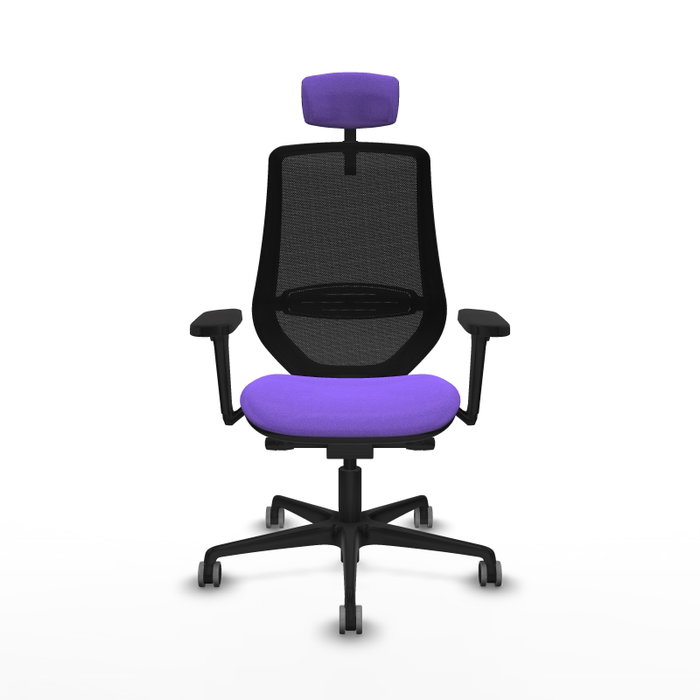 PIQUERAS Y CRESPO Silla de oficina Mardos con mecanismo Sincro/Traslack, Lila y Negro PIQUERAS Y CRESPO Silla de oficina Mardos con mecanismo Sincro/Traslack, Lila y Negro