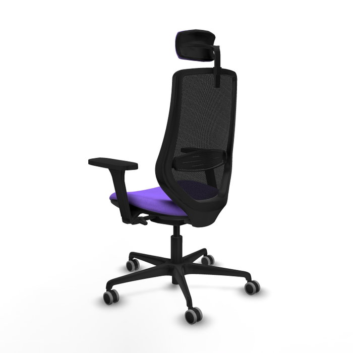 PIQUERAS Y CRESPO Silla de oficina Mardos con mecanismo Sincro/Traslack, Lila y Negro PIQUERAS Y CRESPO Silla de oficina Mardos con mecanismo Sincro/Traslack, Lila y Negro