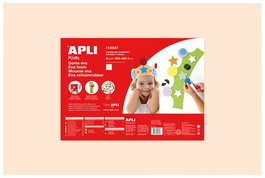 Goma Eva Apli Hoja 40X60 Cm Piel Claro Paquete De 5