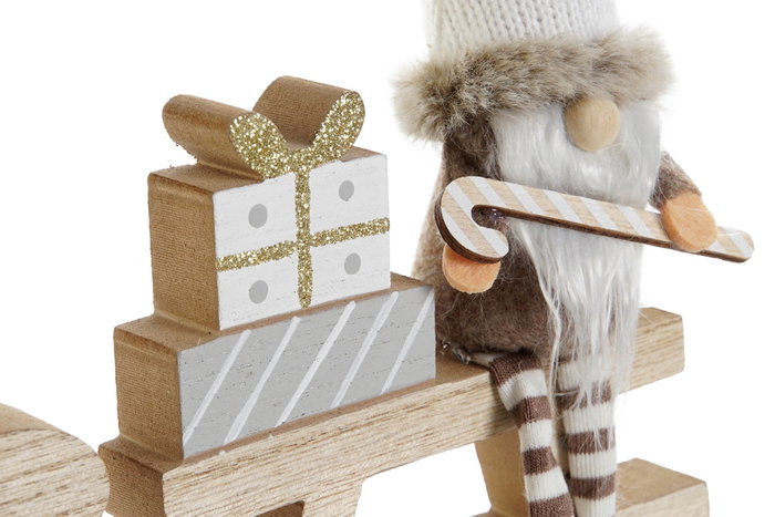 DKD Home Decor Figura Navidad Moderna Natural Blanco Madera Trineo 2 x 16 x 20 cm (6 Unidades) DKD Home Decor Figura Navidad Moderna Natural Blanco Madera Trineo 2 x 16 x 20 cm (6 Unidades)
