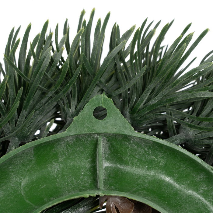 Centro Mesa Verde Pvc Decoración 23 X 23 cm (Set de 4)