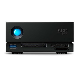 LaCie 1big Dock SSD Pro 4TB Thunderbolt 3 USB 3.1 8,9 cm (3,5 Zoll) Negro para Mac y PC - Unidad SSD NVMe con Lector de Tarjetas