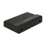 DeLOCK 64053 Hub USB 3.2 Gen 2 de 4 Puertos Tipo-C y Tipo-A, Velocidad 10 Gbps, Negro, Incluye Cable y Adaptador AC