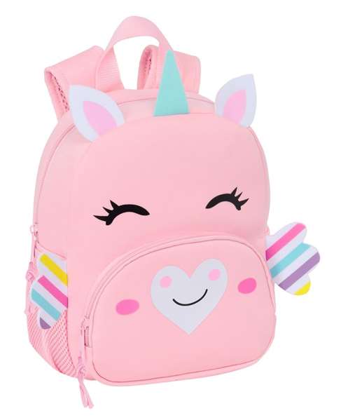 Safta Mochila Neopreno Unicornio 20x25x9cm