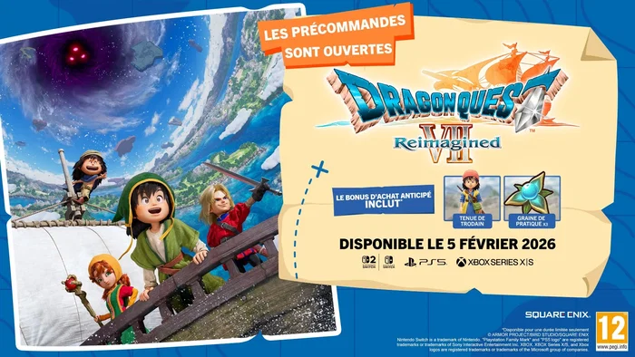 Square Enix DRAGON QUEST VII REIMAGINADO - Videojuego Compatible con Xbox Series X/S