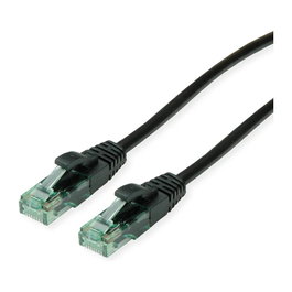 ROLINE Patchkabel Cat.6A UTP 0,3 m Negro