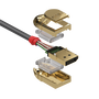 LINDY 36298 Cable DisplayPort a DisplayPort 1.2, 20 m, 4K @ 60 Hz 4096x2160, 10.8 Gbit/s, Conectores Chapados en Oro, Gris