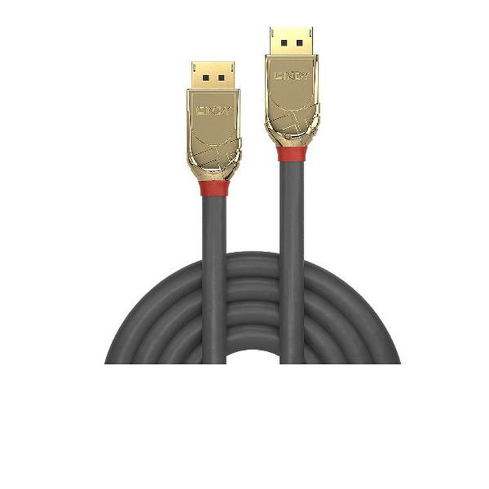 LINDY Cable DisplayPort Gold Line 20m 4K 30Hz Gris