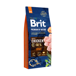 Brit Premium Dog Nature-Sport 15kg Pienso Completo Alto Contenido Energético