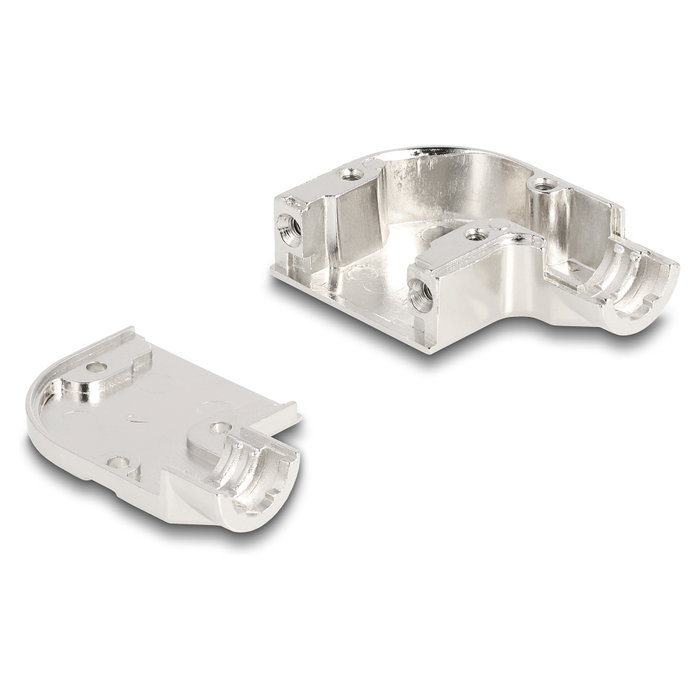 DeLOCK Carcasa para D-Sub 9 clavijas con soporte metálico 90°