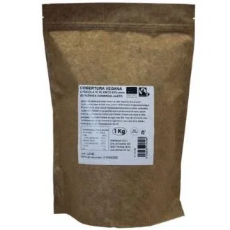 ALTERNATIVA 3 Cobertura de Chocolate Blanco 40% 1 Kg - Vegano, Bio, Sin Gluten ALTERNATIVA 3 Cobertura de Chocolate Blanco 40% 1 Kg - Vegano, Bio, Sin Gluten