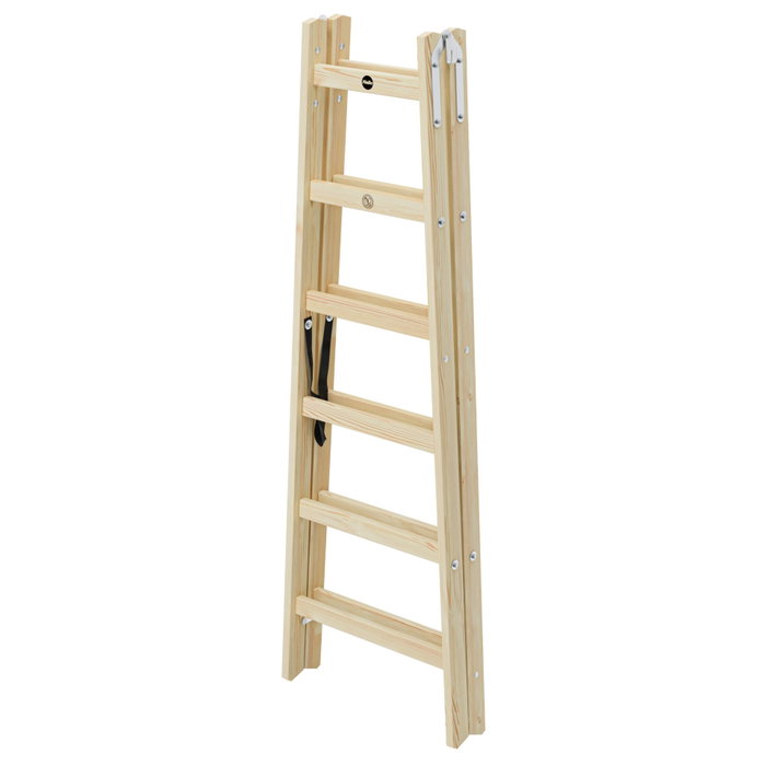 Hailo H40 StandardLine Escalera de Madera de Doble Cara 2x6