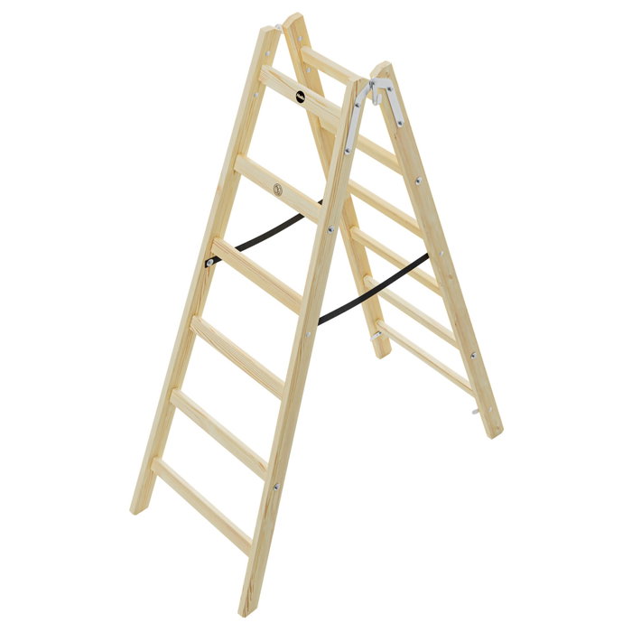 Hailo H40 StandardLine Escalera de Madera de Doble Cara 2x6