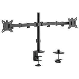 Equip Soporte para 2 Monitores 17-32 Pulgadas Negro