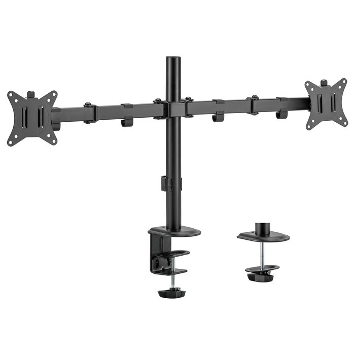 Equip Soporte de Escritorio para 2 Monitores 17-32 Pulgadas Negro