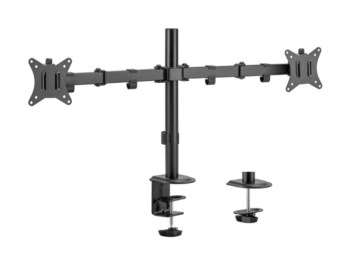 Equip Soporte de Escritorio para 2 Monitores 17-32 Pulgadas Negro