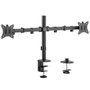 Equip Soporte Mesa 650157 para Pantallas de hasta 32 Pulgadas, VESA 100x100 y 75x75, Montura Articulada con Gestión de Cables y Ajuste de Altura