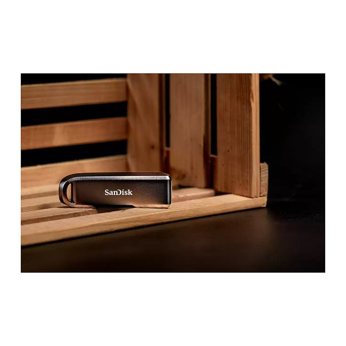 SanDisk Extreme PRO USB 3.2 Gen 2 Pendrive 256 GB, Negro, Sin Tapa, Hasta 1000 MB/s Lectura