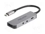 DeLOCK 61064 Adaptador USB Type-C™ a HDMI 4K 60 Hz, USB-C PD 95 W y Jack 3,5 mm