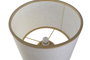 DKD Home Decor Lámpara de Sobremesa Bambú y Poliéster Natural