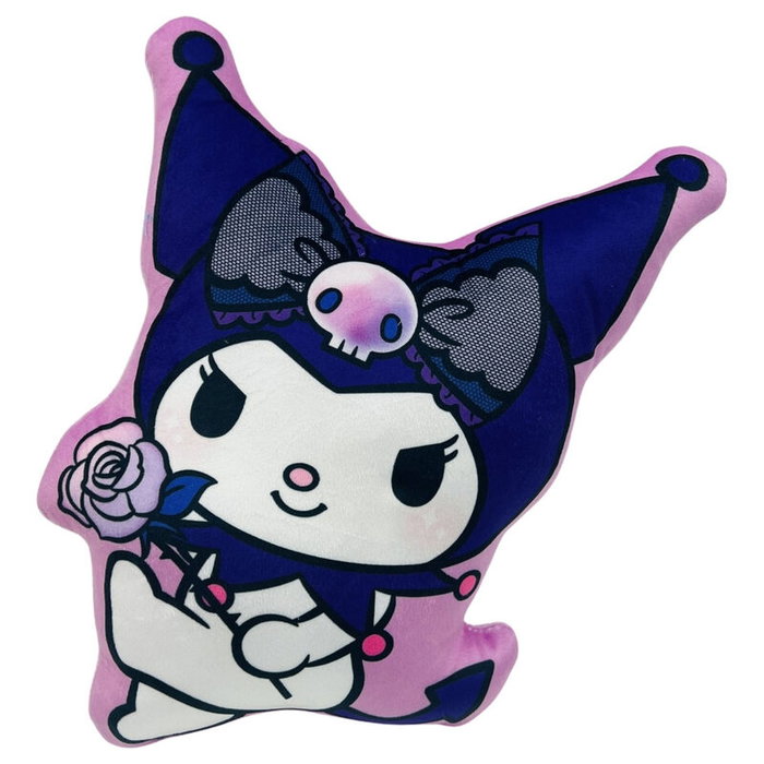 Sanrio Cojin 3D Kuromi Hello Kitty Peluche 35cm Sanrio Cojin 3D Kuromi Hello Kitty Peluche 35cm