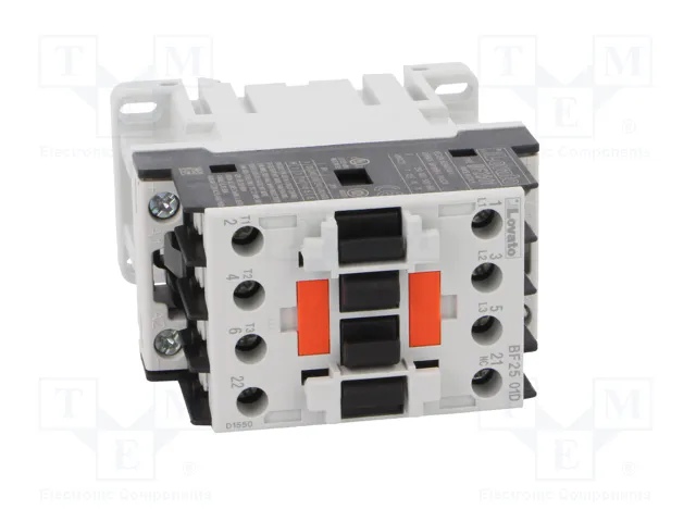 LOVATO ELECTRIC Contactor BF 3-polar 25A 24VDC
