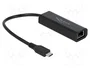 DeLOCK 66298 Adaptador de red USB Tipo C 2,5 Gigabit LAN RJ45 Negro