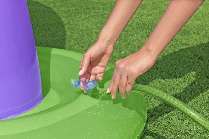 Bestway Aspersor Hinchable Jumbo Monstruo 244x84x198 cm +2 Años Jardin 52640