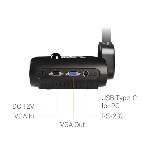 AVer F50+ Visualizador 4K 13MP con brazo flexible AVer F50+ Visualizador 4K 13MP con brazo flexible