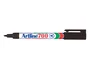 Artline EK-700 Rotulador Permanente Negro Punta Redonda 0.7 mm para Papel, Metal y Cristal