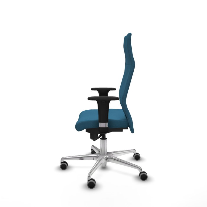 PIQUERAS Y CRESPO Sillón Albacete Verde petróleo con Mecanismo Sincro y Base de Aluminio PIQUERAS Y CRESPO Sillón Albacete Verde petróleo con Mecanismo Sincro y Base de Aluminio