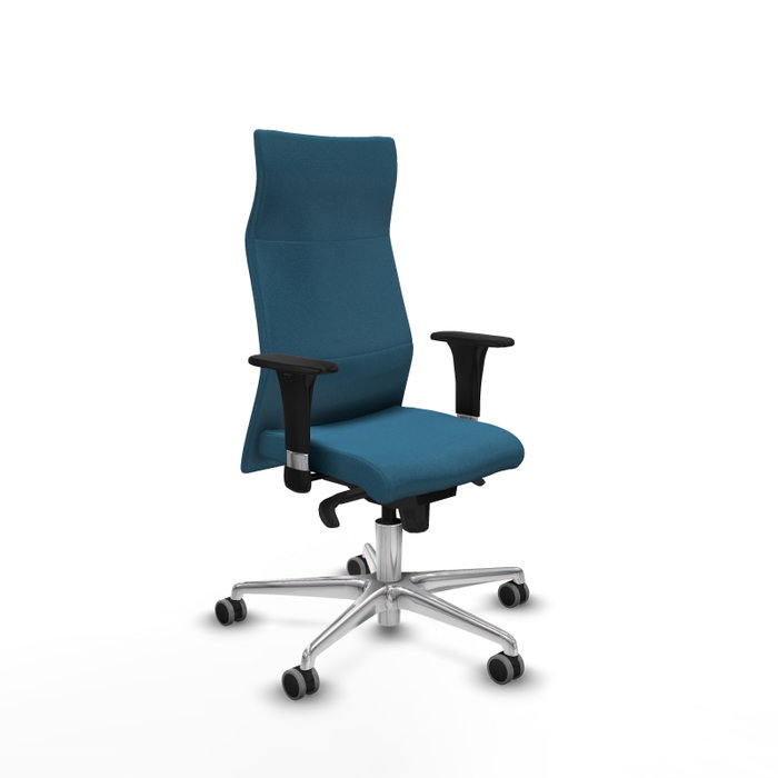 PIQUERAS Y CRESPO Sillón Albacete Verde petróleo con Mecanismo Sincro y Base de Aluminio PIQUERAS Y CRESPO Sillón Albacete Verde petróleo con Mecanismo Sincro y Base de Aluminio