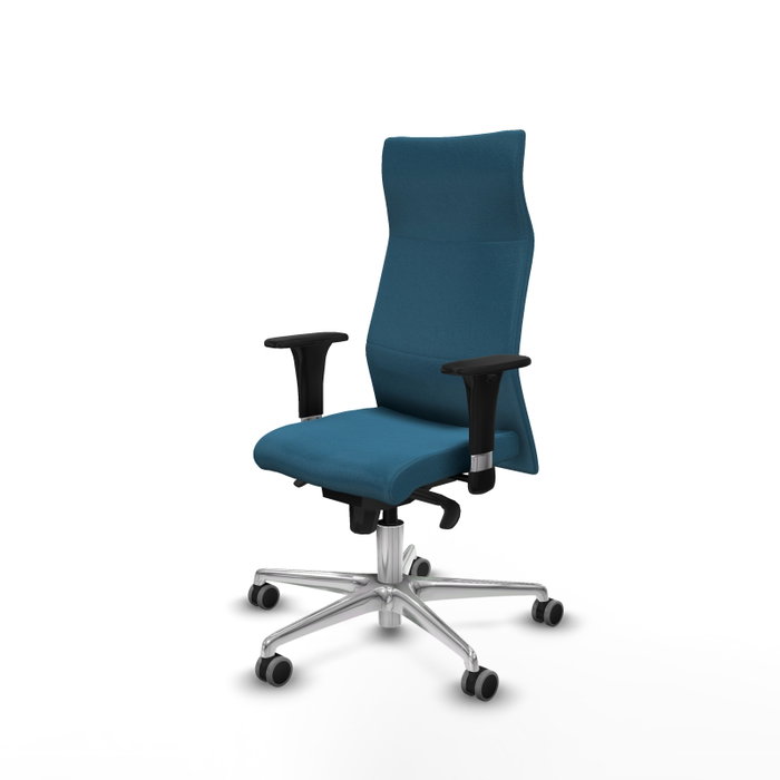 PIQUERAS Y CRESPO Sillón Albacete Verde petróleo con Mecanismo Sincro y Base de Aluminio PIQUERAS Y CRESPO Sillón Albacete Verde petróleo con Mecanismo Sincro y Base de Aluminio