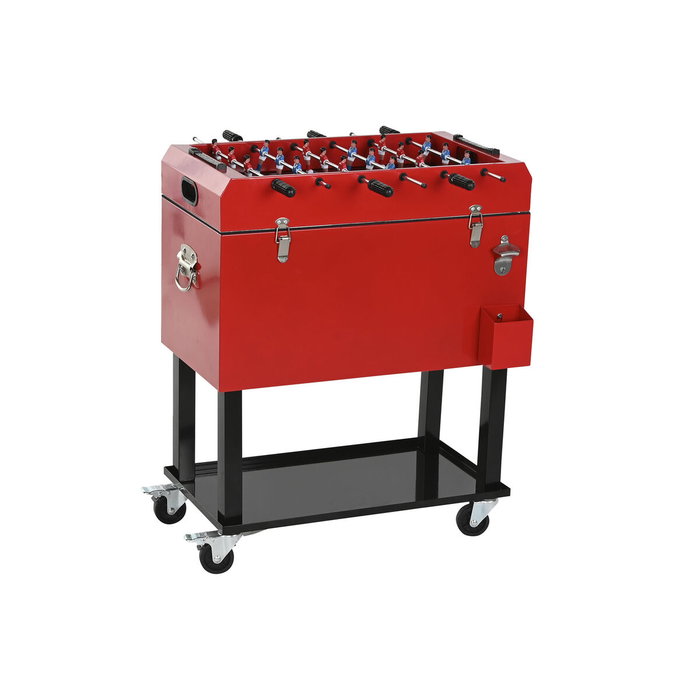 DKD Home Decor Nevera de Metal No Eléctrica Roja DKD Home Decor Nevera de Metal No Eléctrica Roja