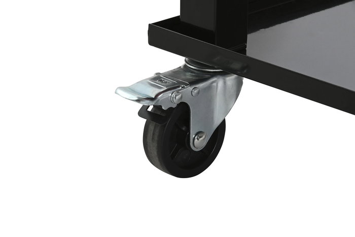 DKD Home Decor Nevera Rojo Negro Metal 71 x 62 x 85 cm