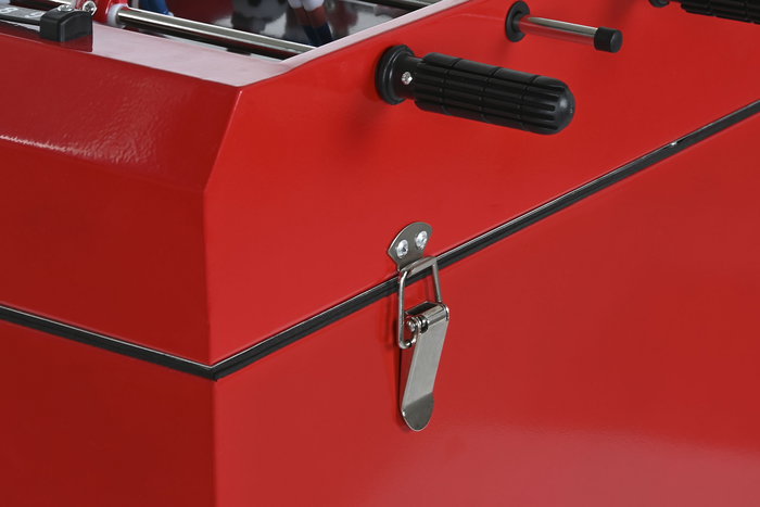 DKD Home Decor Nevera Rojo Negro Metal 71 x 62 x 85 cm